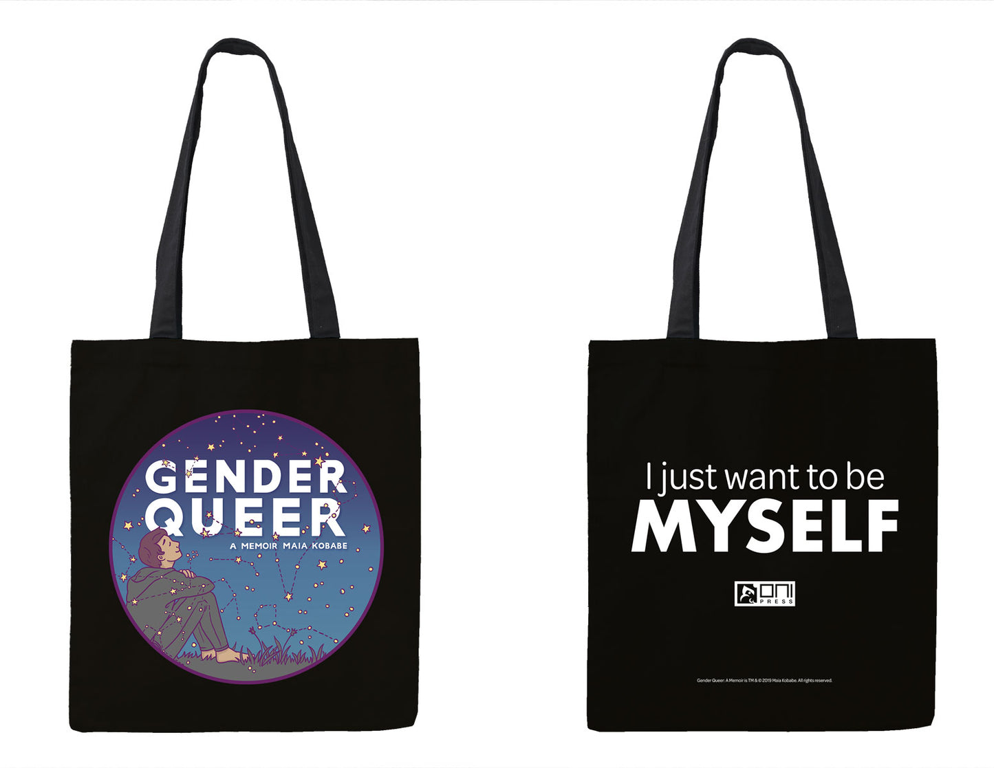 GENDER QUEER “MYSELF” TOTE