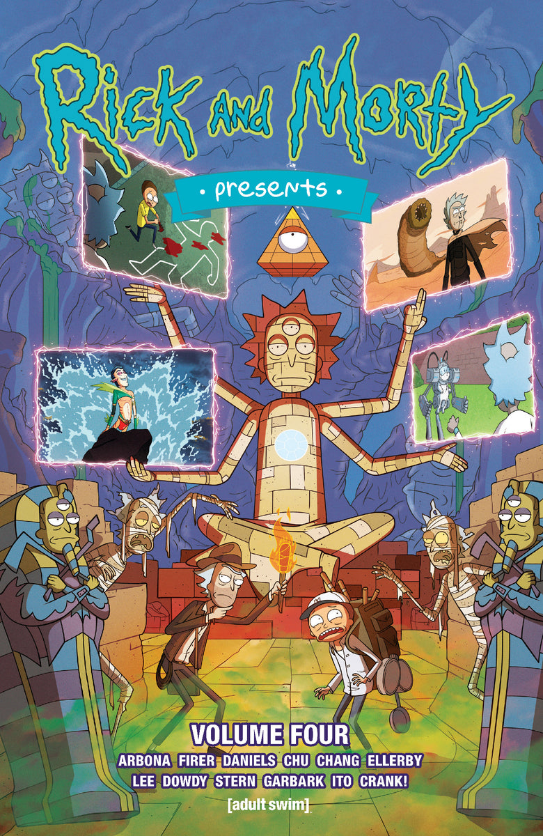 Rick top And Morty Comic Volume 4 Varient Cover Oni Press 2015