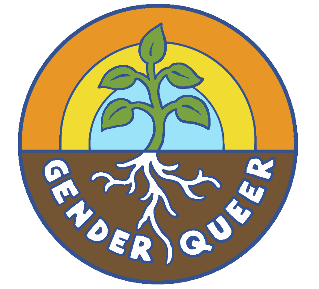 GENDER QUEER “LOGO” ENAMEL PIN