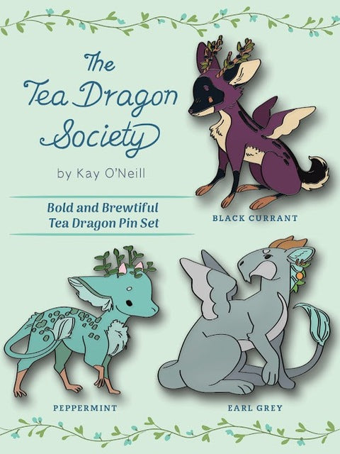 Tea Dragon Society: Bold and Brewtiful Tea Dragon Pin Set