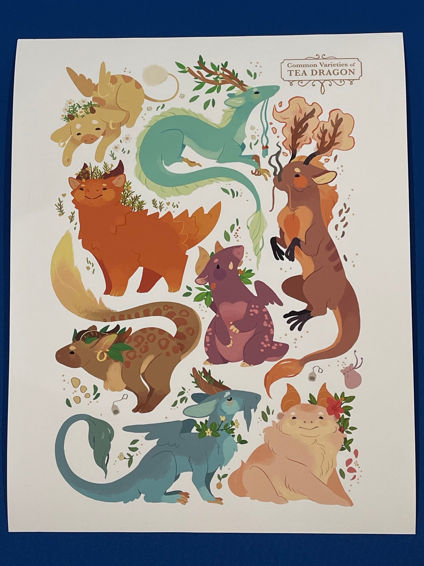 Tea Dragon: Common Varieties Giclee Art Print