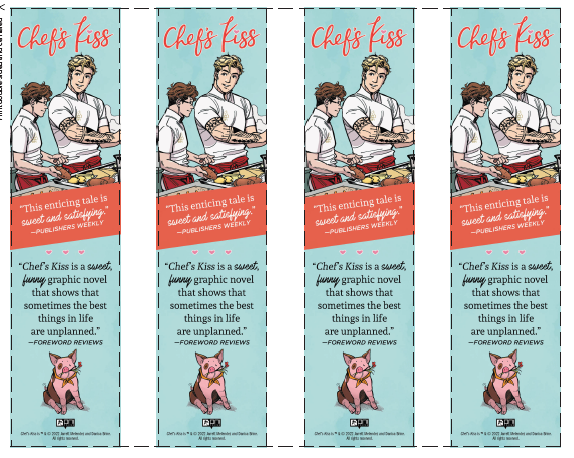 Chef's Kiss Printable Bookmarks