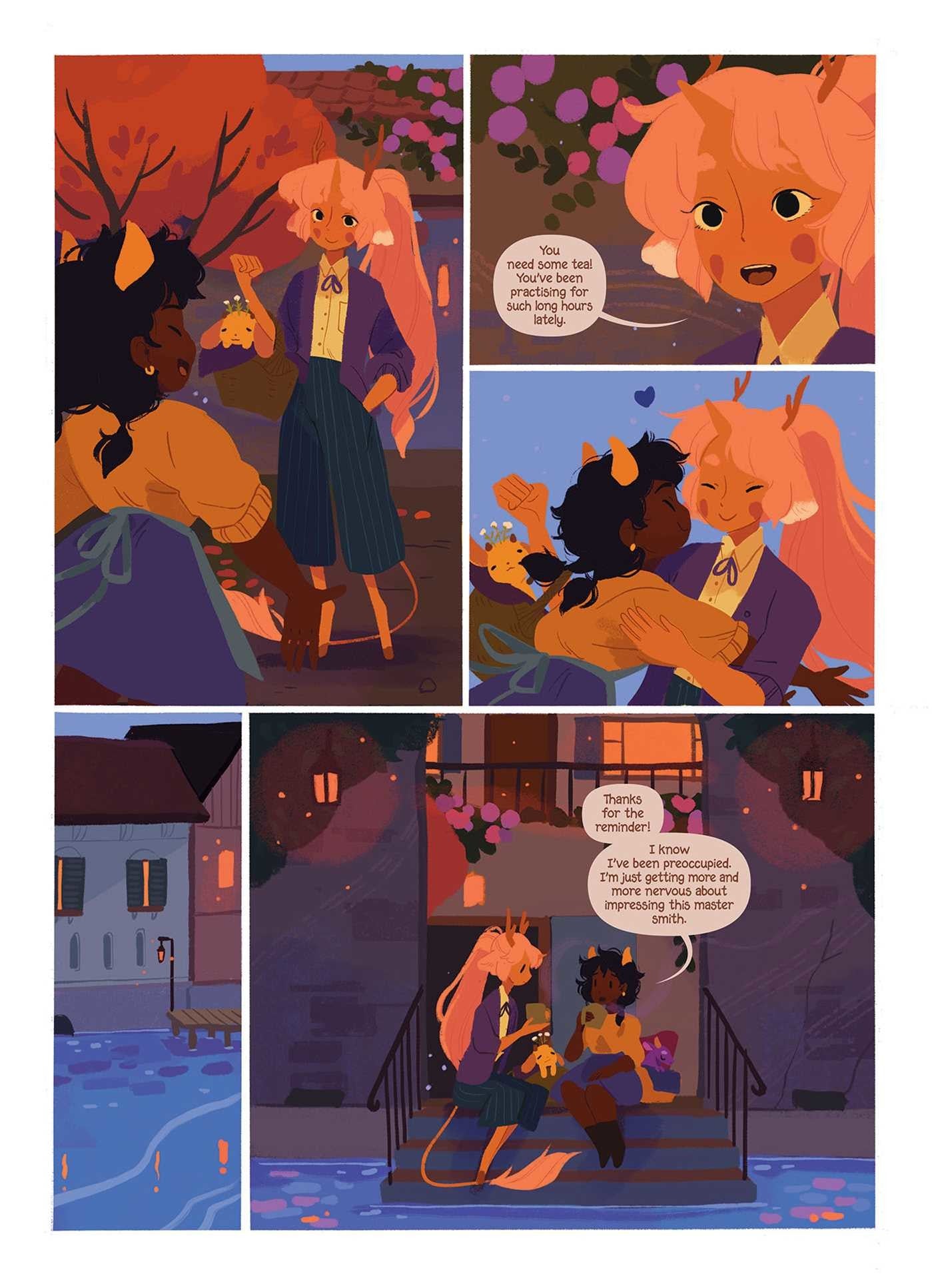 Tea Dragon Tapestry sample page #2