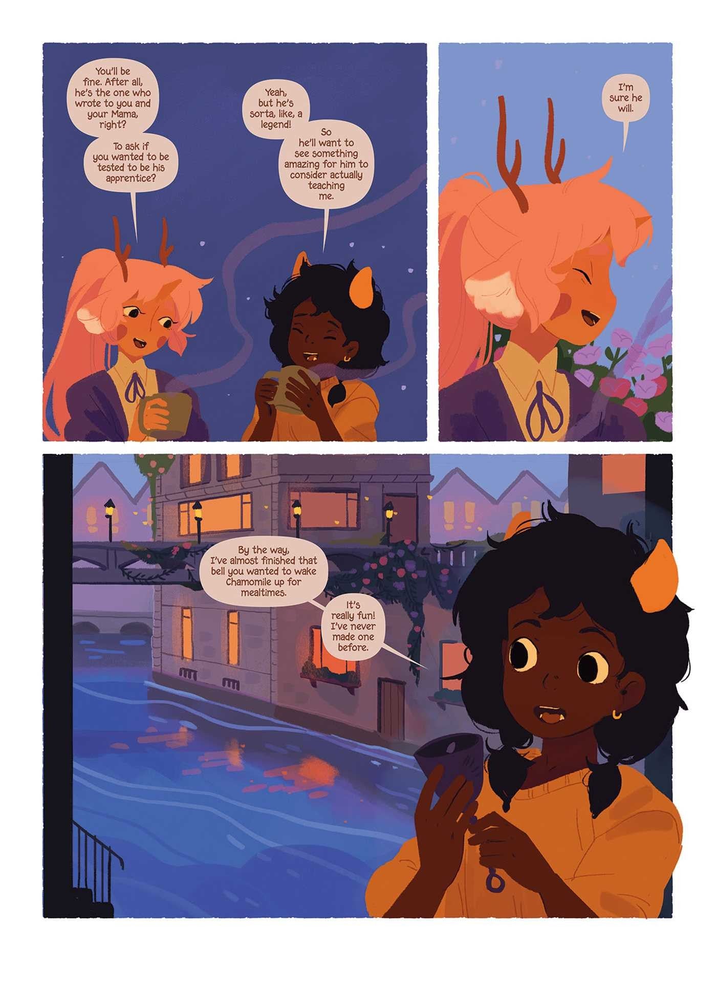 Tea Dragon Tapestry sample page #1
