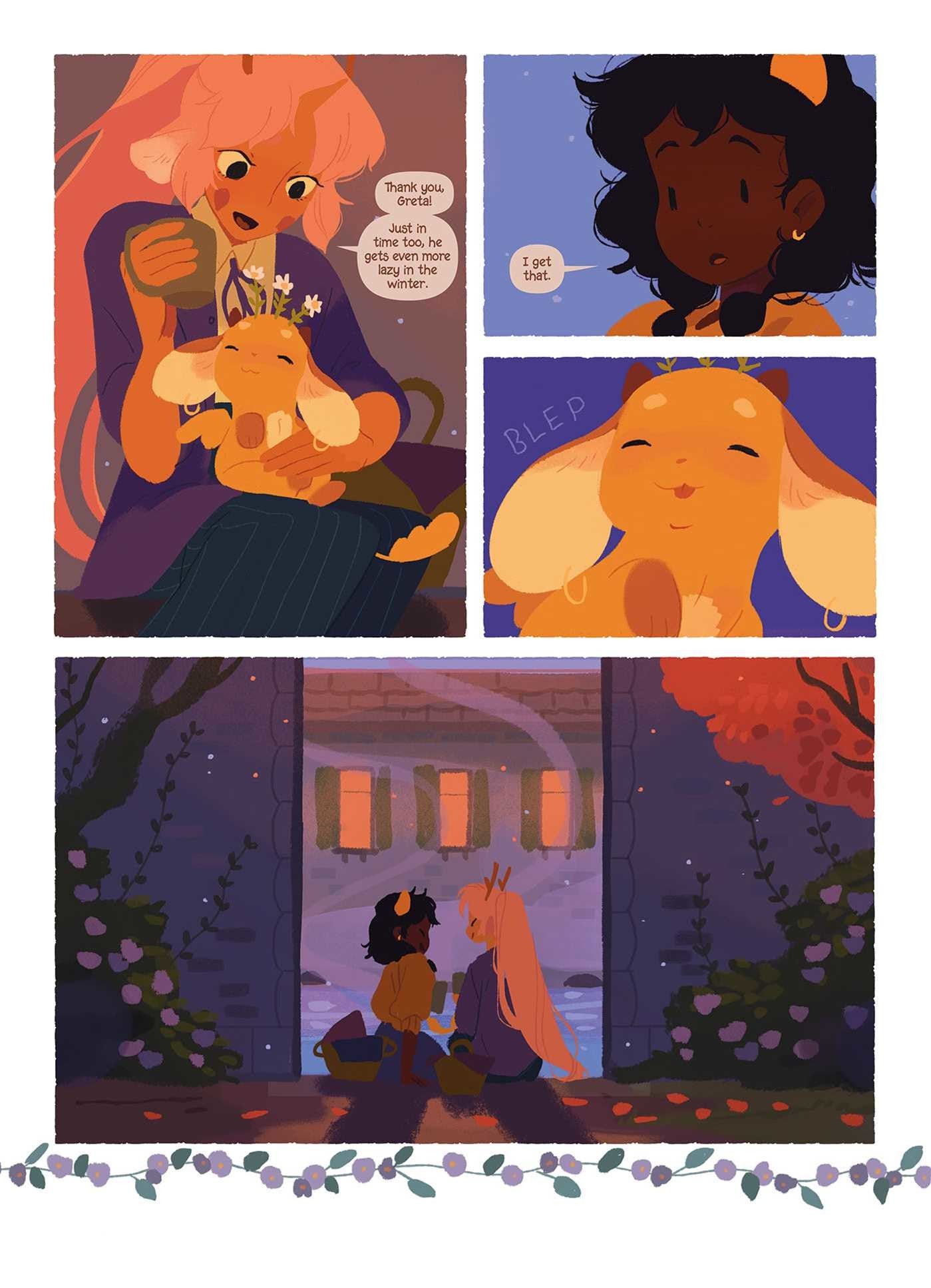 Tea Dragon Tapestry sample page #4