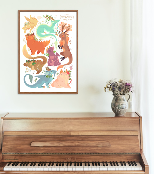 Tea Dragon: Common Varieties Giclee Art Print