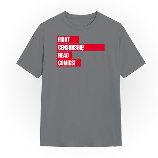 FIGHT CENSORSHIP, READ COMICS “LOGO” T-SHIRT