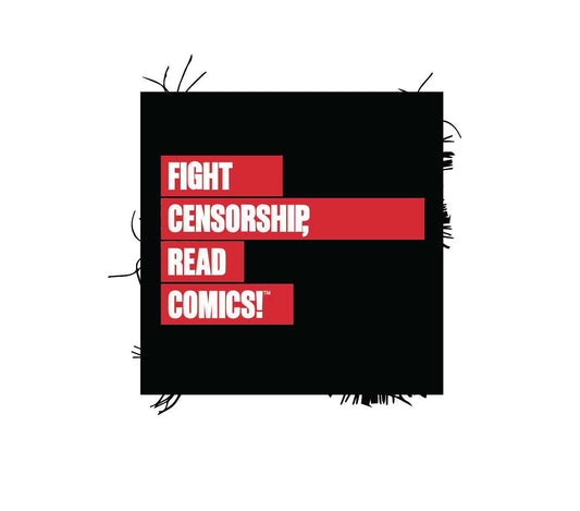 "FIGHT CENSORSHIP, READ COMICS" SILKSCREENED PATCH