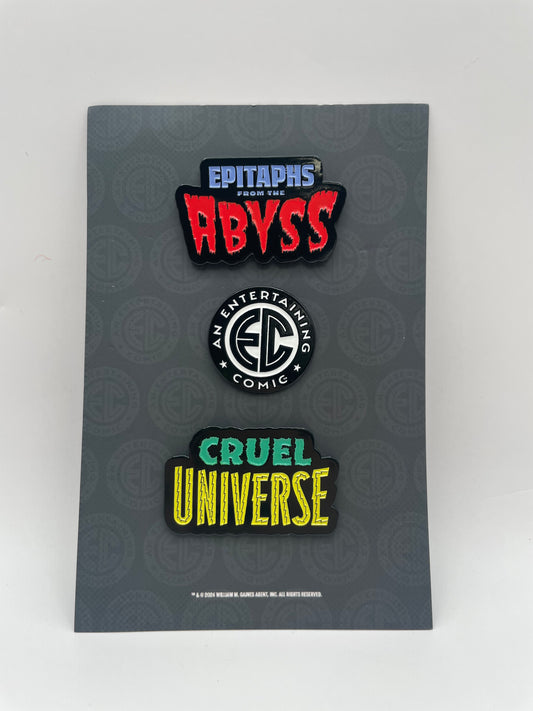 EC Comics Pin Set