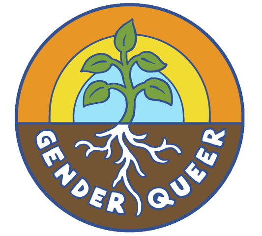 GENDER QUEER “LOGO” ENAMEL PIN