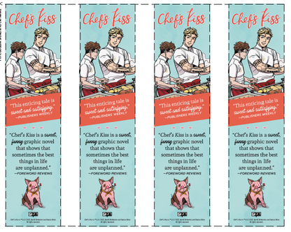 Chef's Kiss Printable Bookmarks