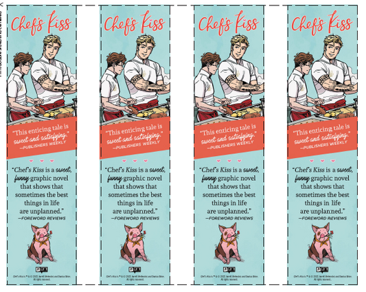 Chef's Kiss Printable Bookmarks